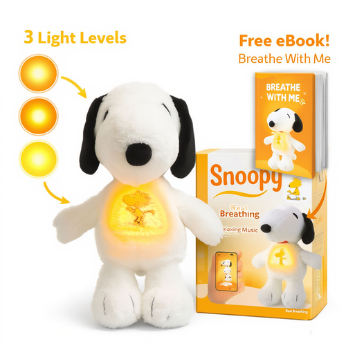 Snoopy breathing plush toy